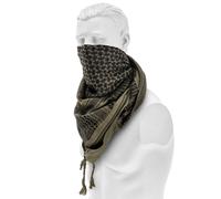 Brandit Sciarpa Shemag multifunzionale nero-verde OS uomo