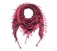 Kefiah Cuori rosa fucsia nero Shemagh Sciarpa Arafat