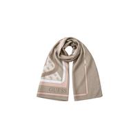 Kefiah Da Donna in Polistere Guess Latte logo