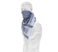 Mil-Tec Shemagh, sciarpa male Bianco/Blu