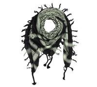 Kefiah nera verde menta sciarpa palestinese sciarpa di cotone militare