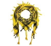 Kefiah Pentagramma giallo nero Shemagh Sciarpa Arafat
