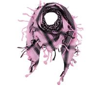 Freak Scene Kefiah - rosa - nero - 100x100 cm - Shemagh - Sciarpa Arafat Foulard kefiah palestinese 100% cotone