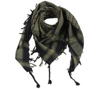 Kefiah rosa magenta e nera sciarpa palestinese sciarpa di cotone shemagh