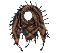 Kefiah Stelle nero marrone Shemagh Sciarpa Arafat