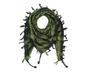 Kefiah Teschi a scacchiera nero verde-verde oliva Shemagh Sciarpa Arafat