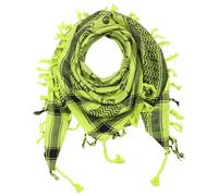 Kefiah Teschi con sciabola verde-verde brillante nero Shemagh Sciarpa Arafat