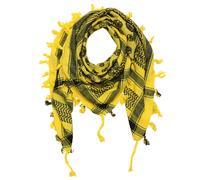 Kefiah Teschi piccoli giallo nero Shemagh Sciarpa Arafat