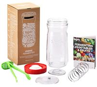 Kefirko Fermentatore per verdure, 1,4 litri, per fermentare frutta, verdura, kimchi, crauti e altro, materiali privi di BPA, colore: giallo