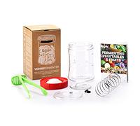 Kefirko Fermentatore per verdure, 900 ml, per fermentare frutta, verdura, kimchi, crauti e altro, materiali privi di BPA, colore: giallo
