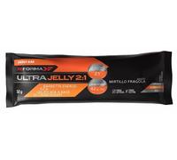 Keforma Ultra Jelly 2:1 Barretta energetica al mirtillo e fragola per energia rapida, 50 g