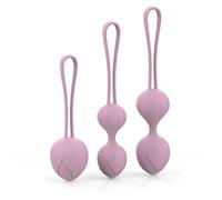 Kegel Balls da 3 per il controllo della vescica e dei muscoli del pavimento pelvico - Raccomandate dal medico (rosa)