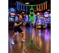 KEhtu Gioco Arcade Catching Stick per Lallenamento della Coordinazione Occhio-Mano, Macchina da Gioco Riflettente con Bastoni A Caduta - 10 Bastoncini, 5 velocità, Green