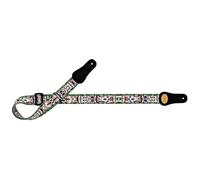 Ortega Guitars KNS-TM-U Custodia in Nylon per Ukulele con Pelle Scamosciata, 37 mm, Totem