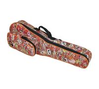 Ortega Guitars KUB-VP-CC Borsa Da Trasporto con Spallacci per Ukulele Da Concerto, Voodoo Puppet