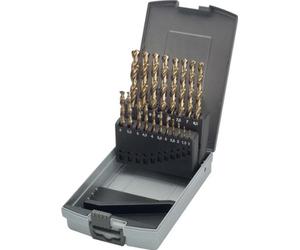 Keil Set di punte per trapano in metallo HSS-E DIN 338 cobalto, levigate, Split Point, diametro 4,0, 5,0, 6,0, 8,0, 10,0 mm, 307501110