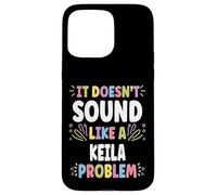 KEILA Personalized Women's Gift Custom KEILA Custodia per iPhone 15 Pro Max