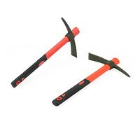 KEILEOHO 2 pezzi 35 pollici Pick Mattock, Pick Mattock Zappa con maniglia, Mattock da giardino per giardinaggio, piccone per piantare campeggio, diserbo