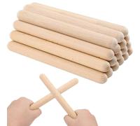 KEILEOHO 30 pezzi di legno tibetano 20 x 2 cm, set di strumenti in legno per bande professionali, principianti