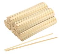 KEILEOHO 500 Listelli Legno, Bastoncini in Legno di bambù, lunghezza 30 cm, per Artigianato Fai da Te, modellismo, miscelazione, barbecue, 300 x 9 x 3 mm