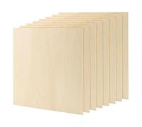 KEILEOHO 8 fogli quadrati in legno di tiglio da 30 x 30 x 0,2 cm, sottili da 2 mm, pannelli in legno non finito da 30 cm per artigianato, modelli fai da te