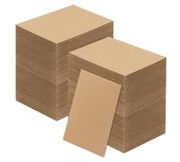 KEILEOHO Confezione da 200 fogli di cartone ondulato, 13 x 18 cm, inserti da 1,5 mm di spessore, per spedizioni, imballaggi, arti e mestieri