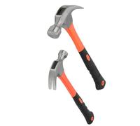 KEILEOHO Set di 2 martelli da carpentiere in 2 misure, 226,8 g, 680,4 g, con manico antiscivolo, per progetti fai da te, casa, ufficio, 250 g e 750 g