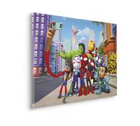 Keilrahmenbild - Spidey and His Amazing Friends Selfie - Größe 40 x 30 cm