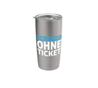 Kein Support Ohne Ticket No Ticket No Support Job IT Admin Bicchiere termico in acciaio inox doppia parete