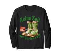 Keine Zeit der Garten chiama Gartenarbeit Hobbygärtner Garten Maglia a Manica