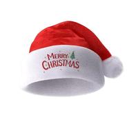 KEÏNELS Cappello Babbo Natale Bambini Merry Christmas - Cappellino di Babbo Natale Taglia per Bambino Bambina Peluche Originale - Idea Idee Regalo per Bambini Originali - Regali Originali