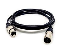keisnoaja Cavi XLR maschio a femmina, 7 pin XLR maschio a 7 pin XLR femmina, cavo di prolunga 2 m per microfono a tubo cavo dedicato