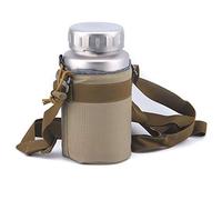 Keith 0,9 l/1,2 l bottiglia d'acqua in titanio per sport all'aria aperta, grande capacità a bocca larga con coperchio, 0,9 l