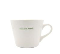 Keith Brymer Jones Word Range Standard Secchio Mug 350ml - control freak