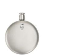 Keith Fiaschetta in Titanio con Imbuto, 150ml, Ti9302, Borraccia Tascabile in Titanio per Vino, Whisky, Vodka,Fiaschetta Sportiva per Uomo e Donna, Perfetta per Escursioni Campeggio e Outdoor
