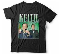 Keith Floyd Appreciation Tshirt Unisex Chef Cook Short Sleeve Top Black 3XL