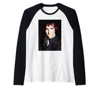 Keith Moon Batterista con la Rock Band The Who 1973 Maglia con Maniche Raglan