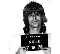 Keith Richards Mug Shot Photograph 11 X 14 - Magnifico ritratto segnaletico del 1972 - The Rolling Stones - Busted - Warwick, RI - Rock and Roll - The Seventies - Iconic Picture - Foto rara - Poster