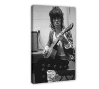 Keith Richards - Poster su tela, decorazione artistica da parete per soggiorno, camera da letto, 40 x 60 cm