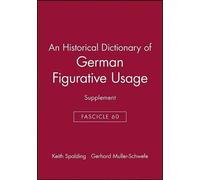 Keith Spalding Gerha An Historical Dictionary of German Figurative U (Tascabile)