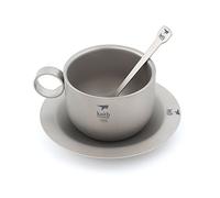 Keith Ti3601 Titanium Tea set Tazza di Caffè Portatile Titanio Outdoor Acqua Tazza di Caffè con Pot Spoon Set 150ml 105g