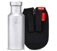 Keith Titan Borraccia sportiva - Borraccia in metallo a tenuta stagna e isolata con coperchio termoisolante per escursioni, palestra e avventure all'aria aperta, borraccia termica 550ml
