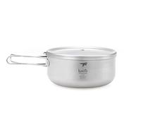 Keith Titanium Lunch Box - Portapranzo per adulti in puro titanio di alta qualità, leggero e resistente per uomini e donne - Ideale per lavoro, scuola e attività all'aperto con borsa in rete 1.2L