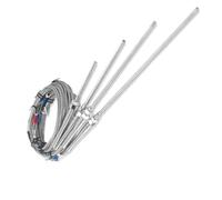 KEJ PT100 TYP 1/2/3/4/5 m sensore di temperatura 0-400 ℃ M8 sonda a vite termocoppia 50-200 mm, 1 pezzo (4 m M8 K Type,200 mm)