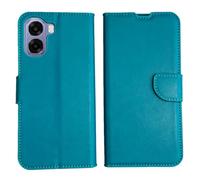 KEJI Cover a Libro in Pelle per OPPO A6X/A6k/A6T 4G (azzurro)