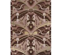 KEK Amsterdam Carta da parati Art Deco Animaux Beetle Gold - Taupe