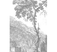 KEK Amsterdam Carta da parati panoramica Engraved Landscapes 1 - BW - Breite 1.948m