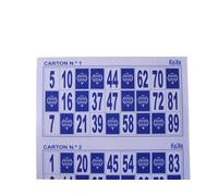 KEKA 600 Cartoni Bingo Numeri Grandi