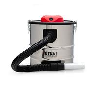 KEKAI Ceneri TRAJANO Inox 18 L 1200 W con Filtro HEPA KT1201, Aspirapolvere a Mano, Multicolore