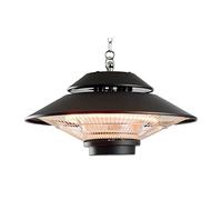 Kekai Stufa Elettrica Infrarossi Alogena 1500W per Interni e Esterni Design a Soffitto 42,5x42,5x24 cm Telecomando Incluso